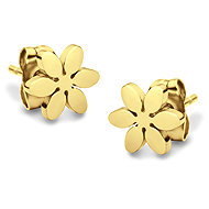 Bruno Náušnice KVÍTEK gold - Earrings