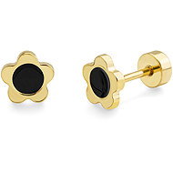 Bruno Náušnice KYTIČKA gold - Earrings