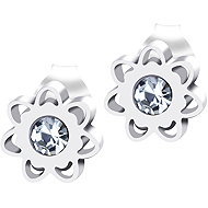 Bruno Earrings with a stone (S3966) - Earrings