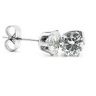 Bruno Náušnice s kamínkem 0,6 cm - Earrings