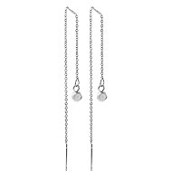 Bruno Stringing chain earrings BALL - Earrings