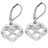 Bruno dangle earrings INFINITE LOVE with rhinestones - Earrings
