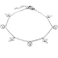 BRUNO Bracelet CROSS with stones - Bracelet