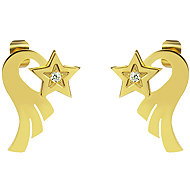 BRUNO COMET earrings with a GOLD stone - Earrings