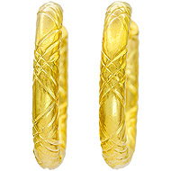 BRUNO CROSS GOLD hoop earrings - Earrings