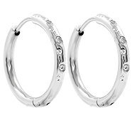 BRUNO stone hoop earrings - Earrings