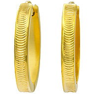 BRUNO WAVE Gold hoop earrings - Earrings