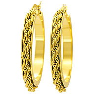 BRUNO VALIS GOLD Hoop Earrings - Earrings