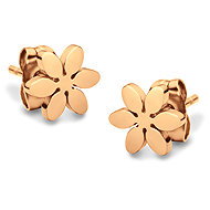 BRUNO rose GOLD FLOWER earrings - Earrings
