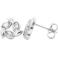 BRUNO LEAVES earrings with crystals - Earrings