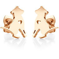BRUNO DOG earrings rose GOLD - Earrings
