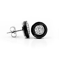 BRUNO black crystal earrings - Earrings