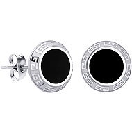 BRUNO black pattern earrings - Earrings