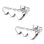 BRUNO Triple HEART earrings - Earrings