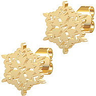 BRUNO SNOWFLAKE rose GOLD earrings - Earrings