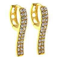 BRUNO GOLD drop earrings with stones - Earrings