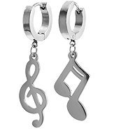 BRUNO MUSIC NOTE and TREBLE CLEF drop earrings - Earrings