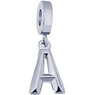 BRUNO Bracelet charm, Letter: M - Charm