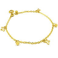 Bruno Leg Chain Butterflies Gold - Chain Necklace
