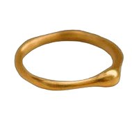 BRUNO Ring Rowena 18K Gold Plated Gr. 7 (EU 54-56) - Ring