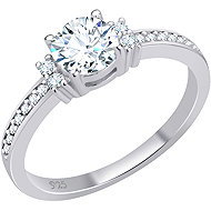 BRUNO Stříbrný prsten Shiny Luxe se zirkony vel. 6 (EU 51,5-53,5) (Ag 925/1000, 2 g) - Ring
