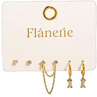 Flânerie by MAIQ Náušnice Roussa 18K Gold Plated - Earrings