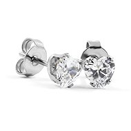 BRUNO Srdíčkové náušnice s kamínkem 0,4 cm - Earrings