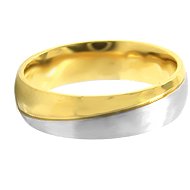 BRUNO Pánský prsten Duo Gold vel. 8 (EU 56,5-58,5) - Ring