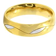 BRUNO Pánský prsten Vlnka Gold vel. 10 (EU 61,5-63,5) - Ring