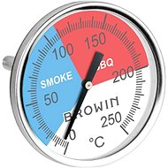 BROWIN Smokehouse and BBQ thermometer 2 in 1, stainless steel - Thermometer