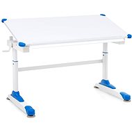 Brüxxi Alia 119 cm, white / blue - Writing Desk