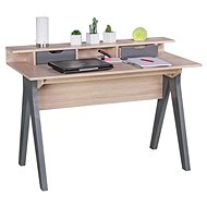 Brüxxi Only 120 cm, Sonoma oak / gray - Writing Desk