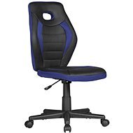 Brüxxi Jurek, synthetic leather, black/blue - Children’s Desk Chair