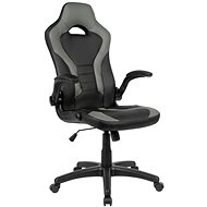 Brüxxi Gerard, synthetic leather, black / grey - Gaming Chair