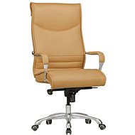 Brüxxi Boss, synthetic leather, beige - Office Chair