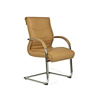 Brüxxi Milano, synthetic leather, beige - Office Chair