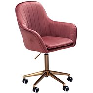 Brüxxi Silen, velvet, rose - Office Chair