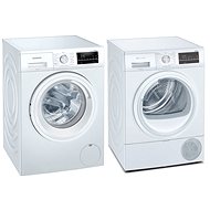 SIEMENS WM14UT61CS + SIEMENS WT47RTW0CS - Washer Dryer Set