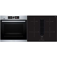 BOSCH HSG636XS6 + BOSCH PIE611B15E - Oven & Cooktop Set