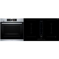 BOSCH HSG636XS6 + BOSCH PVQ811F15E - Oven & Cooktop Set