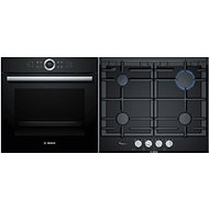BOSCH HBG635BB1 + BOSCH PRP6A6D70 - Oven & Cooktop Set