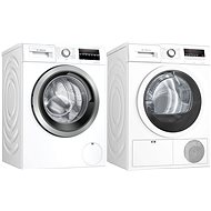 BOSCH WAU24T60BY + BOSCH WTH85202BY - Washer Dryer Set