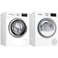 BOSCH WAU24T60BY + BOSCH WTR87TW0CS - Washer Dryer Set