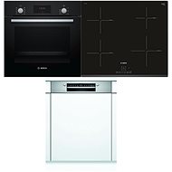 BOSCH HBF153EB0 + BOSCH PUE631BB1E + BOSCH SMI4HVS33E - Oven, Cooktop & Diswasher Set
