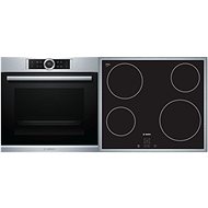 BOSCH HBG635NS1 + BOSCH PKE645D17E - Oven & Cooktop Set