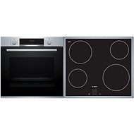 BOSCH HBA513BS1 + BOSCH PKE645D17E - Oven & Cooktop Set