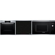 BOSCH HRG5785S6 + BOSCH PIF645HB1E + BOSCH BFL554MS0 - Set trouba, varná deska a mikrovlnná trouba