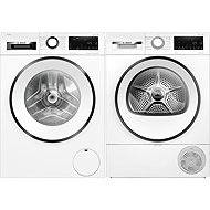 BOSCH WGG244F2BY Series 6 + BOSCH WQG243D9CS Series 6 - Washer Dryer Set