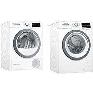 BOSCH WAT28480CS + BOSCH WTW85480CS - Washer Dryer Set