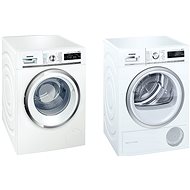 SIEMENS WM16W640EU + SIEMENS WT47W590CS - Washer Dryer Set